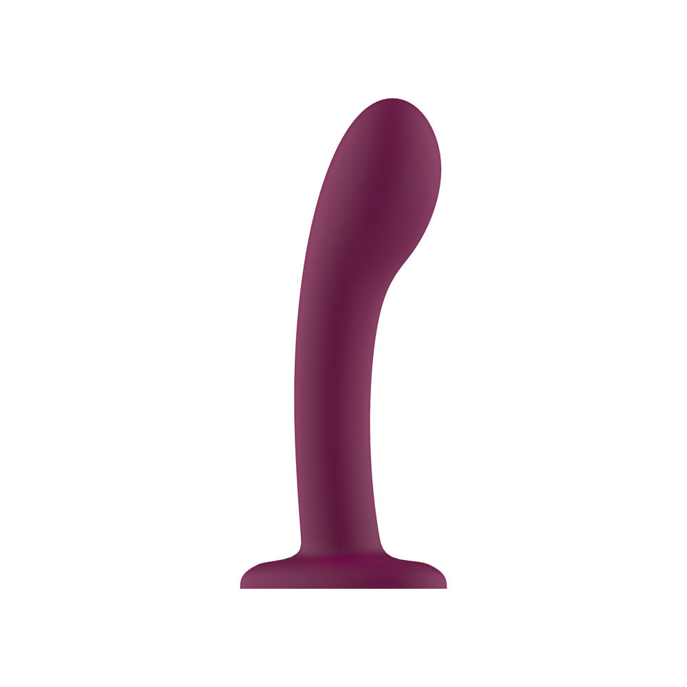 Passion Play Liquid Silicone Smooth Dildo – Purple
