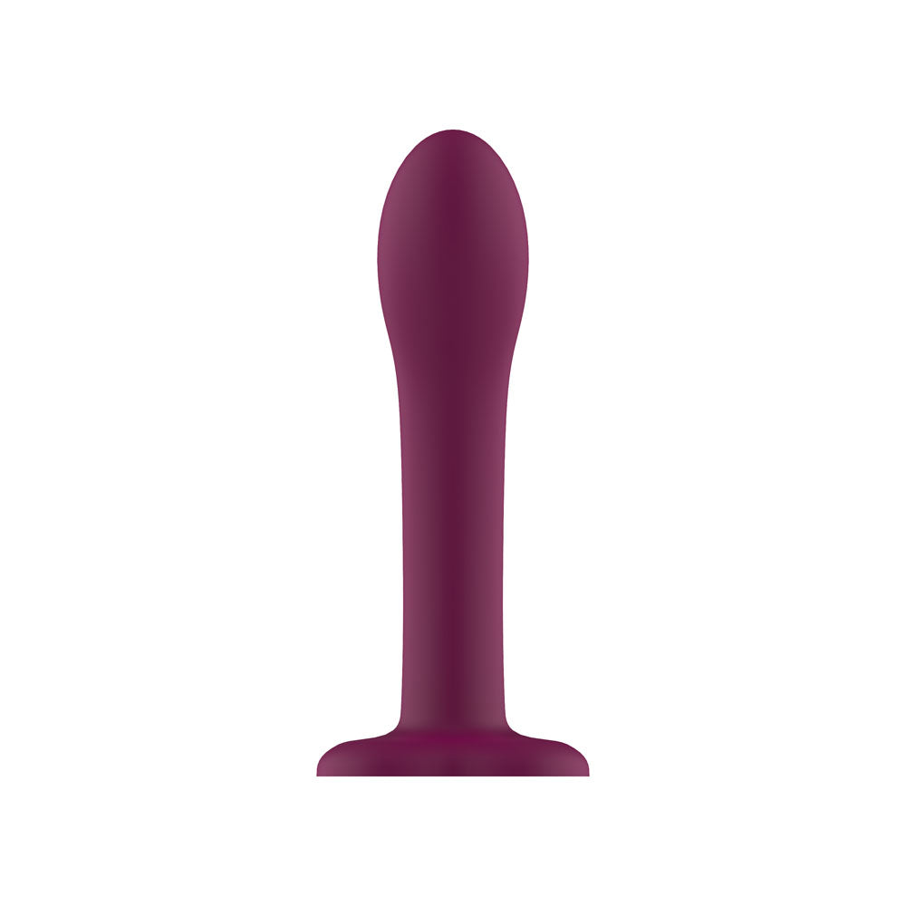 Passion Play Liquid Silicone Smooth Dildo – Purple