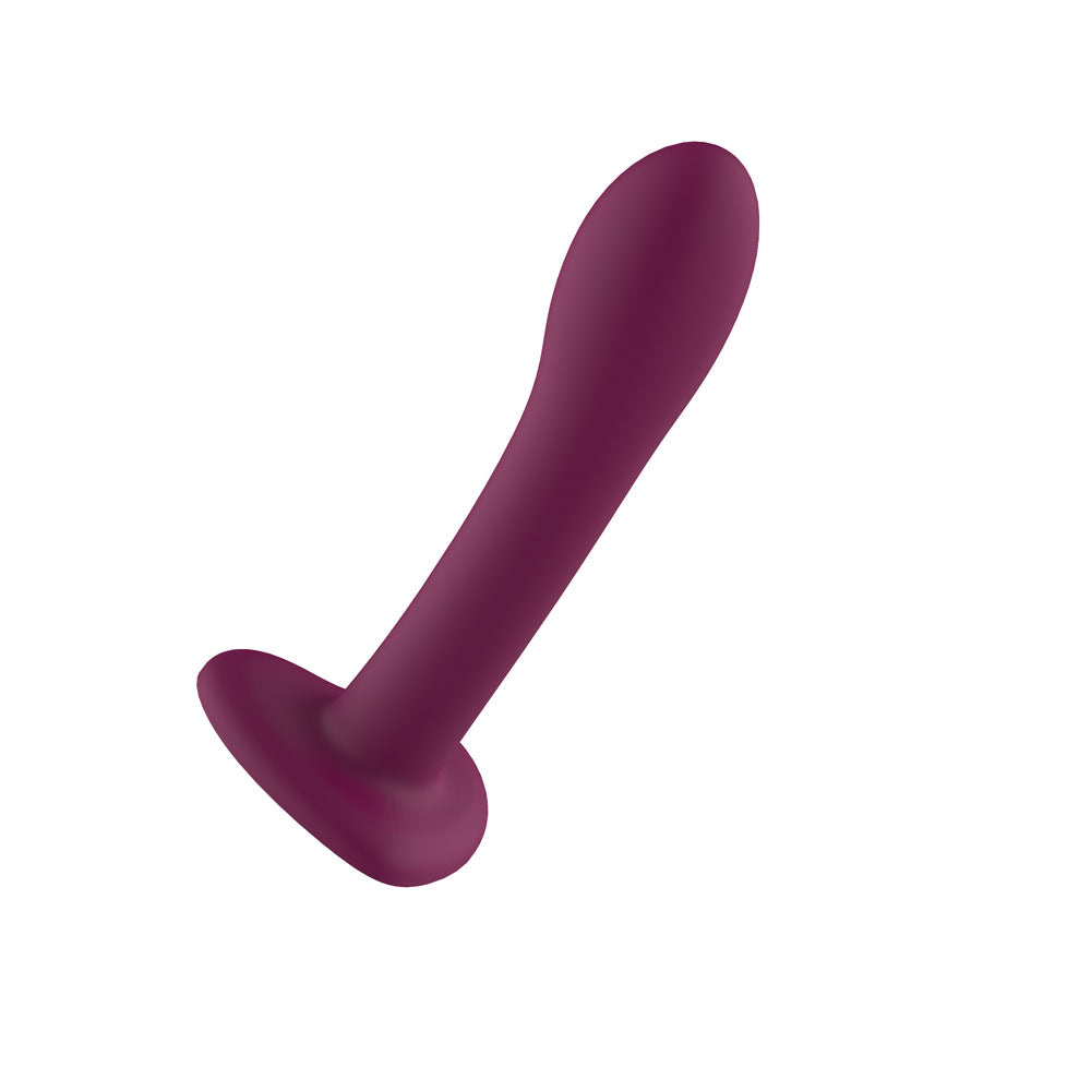 Passion Play Liquid Silicone Smooth Dildo – Purple