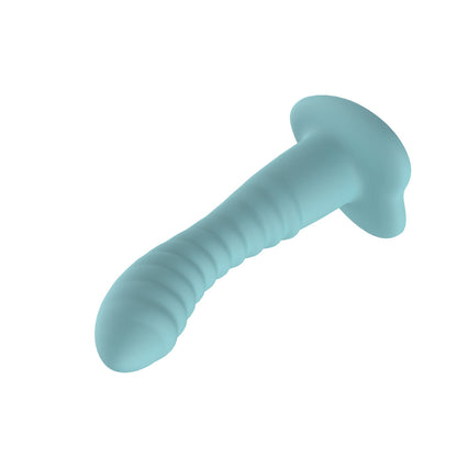 Passion Play Liquid Silicone Ridged Dildo - 18 cm Dildo