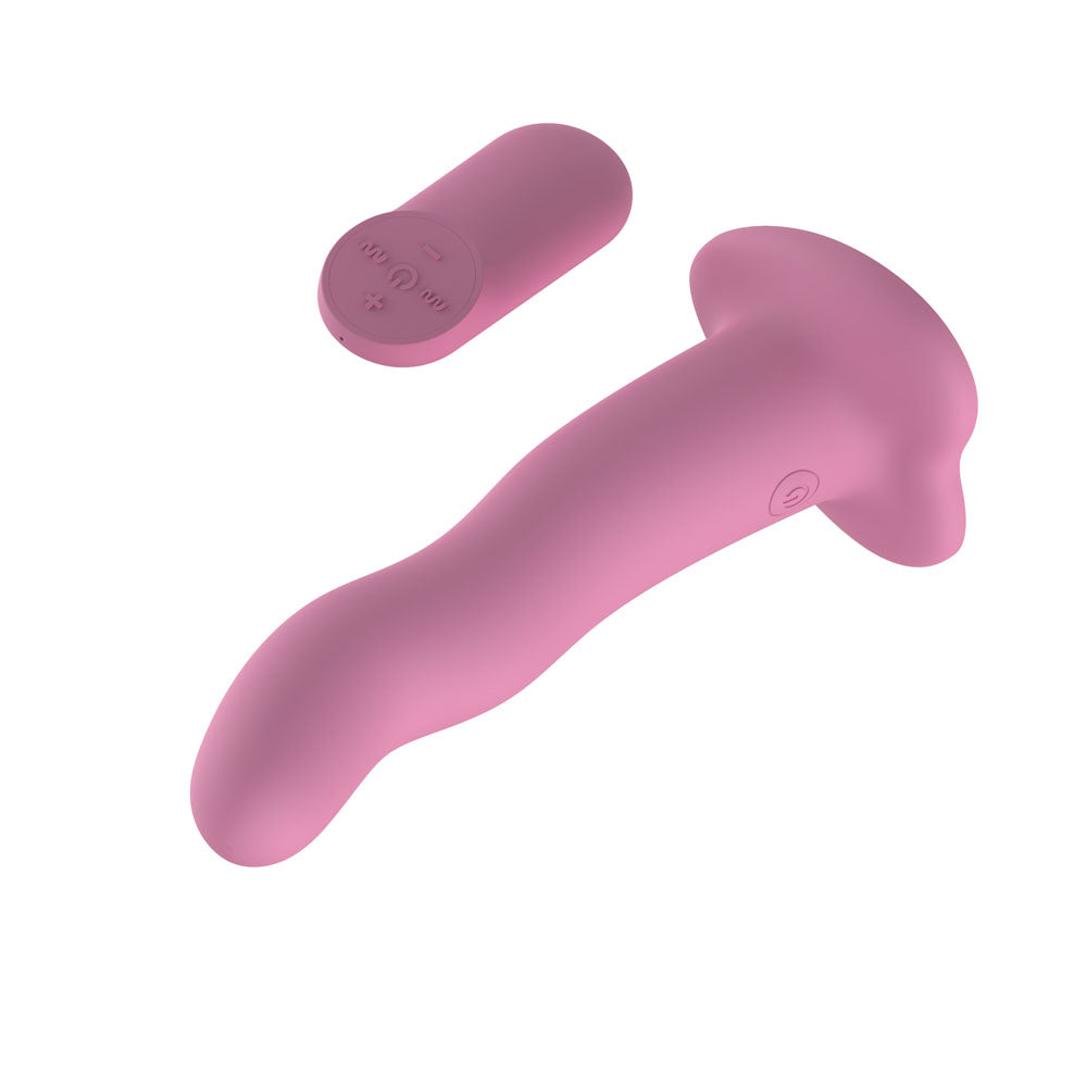 Passion Play Remote-Controlled Vibrating Dildo PP0235 – Pink