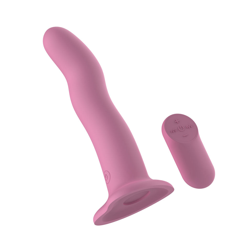 Passion Play Remote-Controlled Vibrating Dildo PP0235 – Pink
