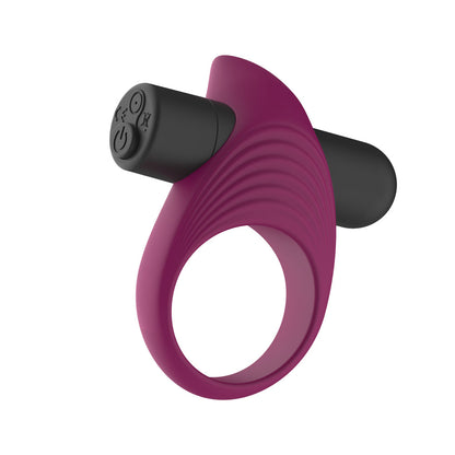 Passion Play Silicone Vibrating Cockring - USB Rechargeable Vibrating Penis Ring