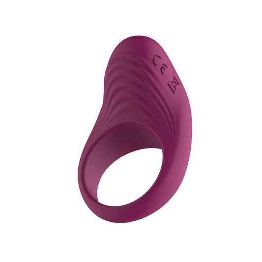 Passion Play Silicone Vibrating Cockring - USB Rechargeable Penis Ring
