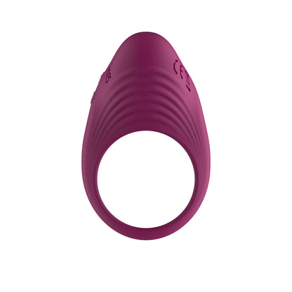 Passion Play Silicone Vibrating Cockring - USB Rechargeable Penis Ring