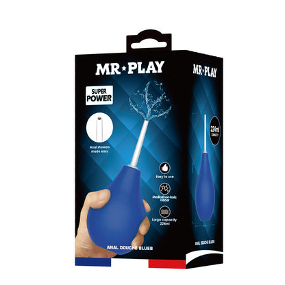MR PLAY Anal Douche - Unisex Douche - 224 ml Capacity – Blue