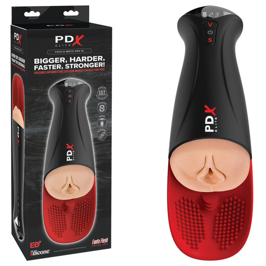 PDX Elite Fap-O-Matic Pro XL - Light - USB Rechargeable Auto Stroker