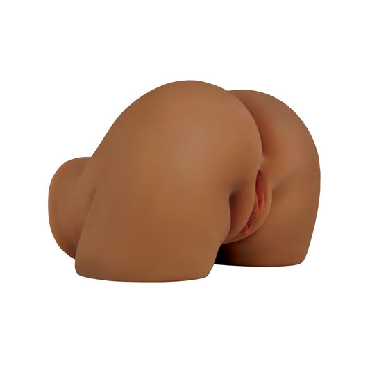 PDX Elite Shake That Ass - USB Rechargeable Vibrating Mega Masturbator – Brown