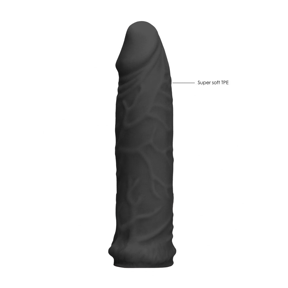 REALROCK 6'' Realistic Penis Sleeve - 15.2 cm Penis Extension Sleeve