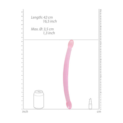 REALROCK Non Realistic Double Dong 17'' - 42 cm Double Dong – Pink