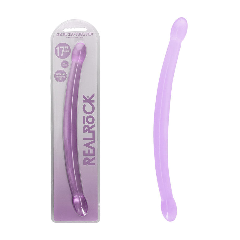 REALROCK Non Realistic Double Dong 17'' - 42 cm Double Dong – Purple