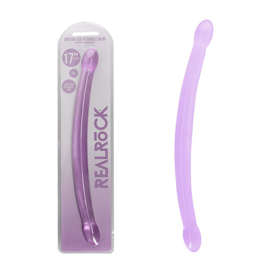 REALROCK Non Realistic Double Dong 17'' - 42 cm Double Dong – Purple