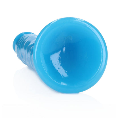 REALROCK 29 cm Slim Glow in the Dark Neon - Glow in Dark 29 cm (11'') Dong – Blue