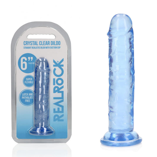REALROCK 15.5 cm Straight Dildo - 15.5 cm (6'') Dong