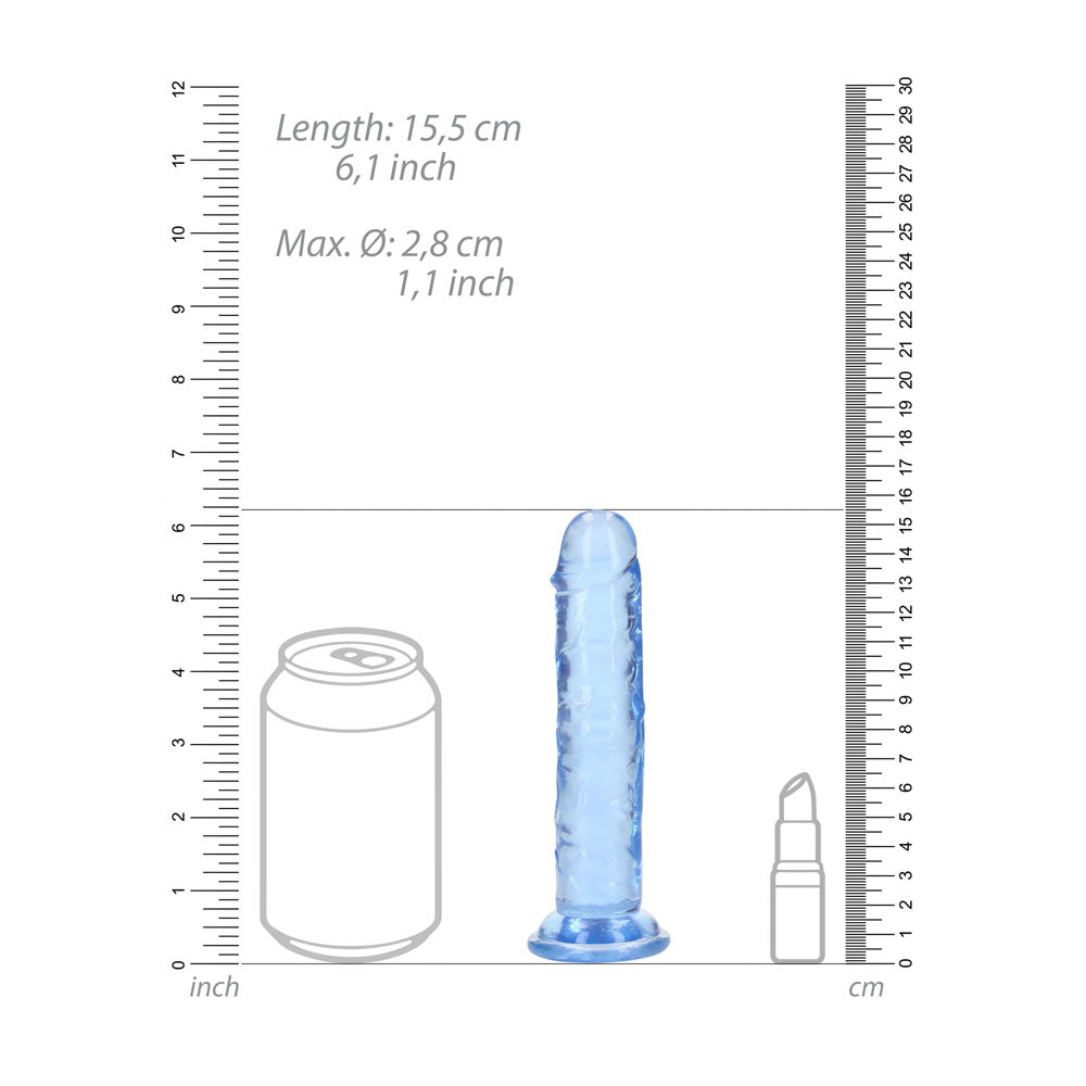 REALROCK 15.5 cm Straight Dildo - 15.5 cm (6'') Dong