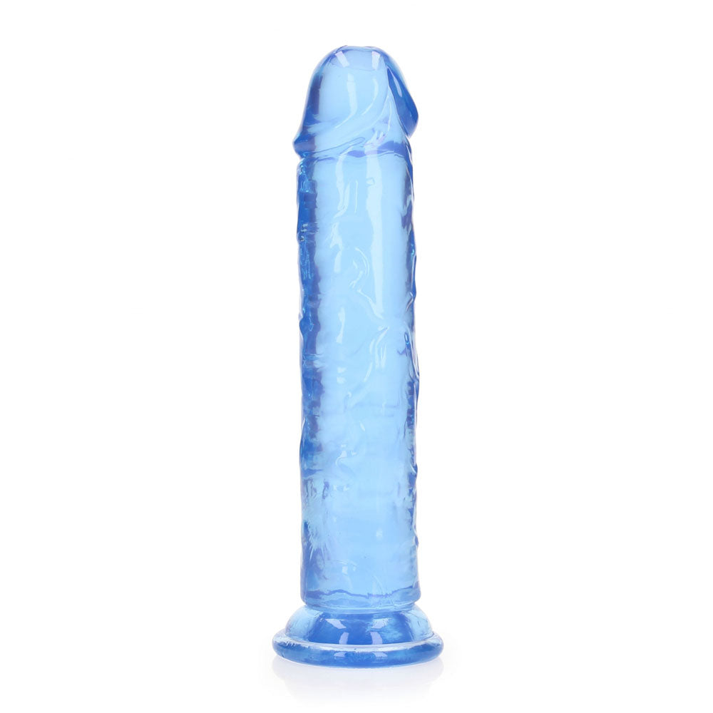 REALROCK 20 cm Straight Dildo - 20 cm (8'') Dong – Blue
