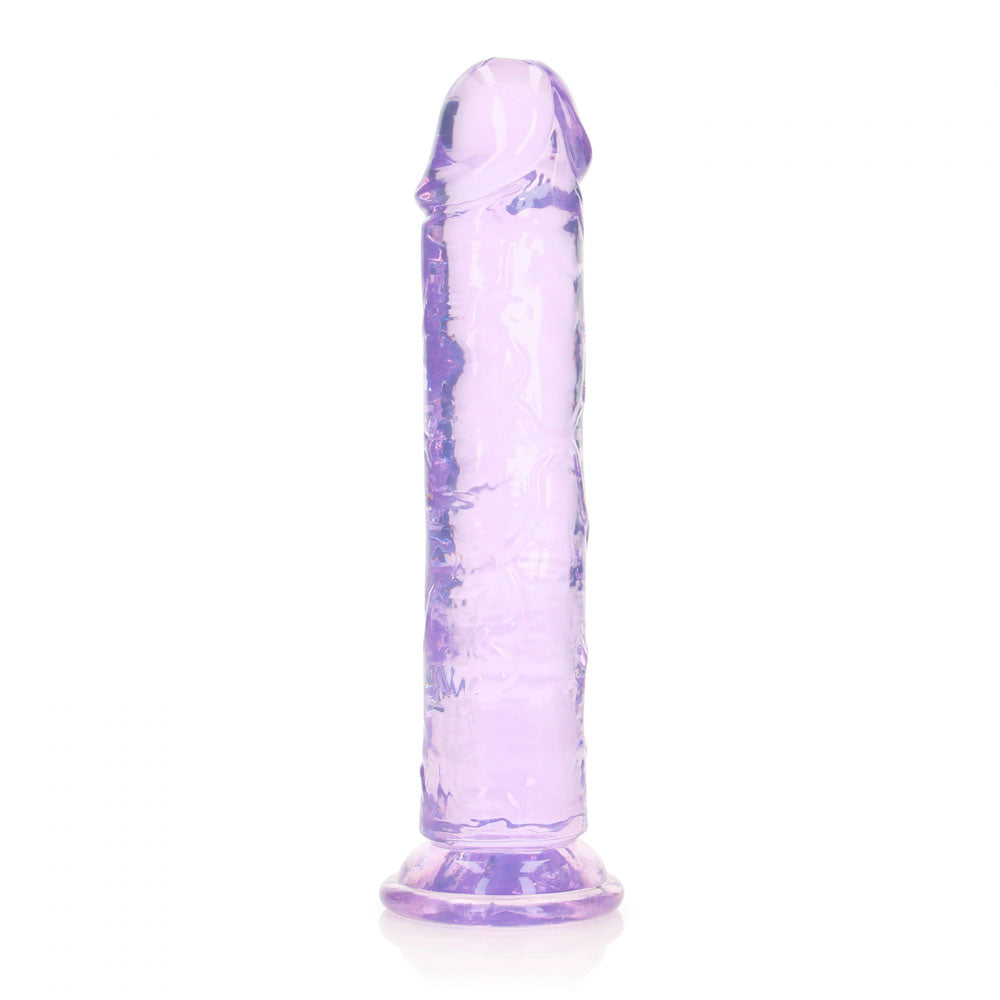 REALROCK 20 cm Straight Dildo - 20 cm (8'') Dong – Purple