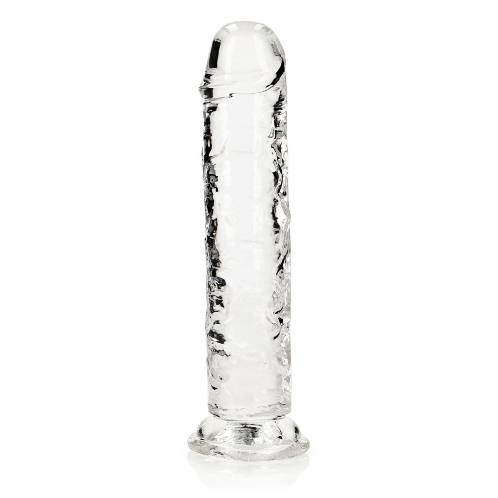 REALROCK 20 cm Straight Dildo - Transparent - 20 cm (8'') Dong
