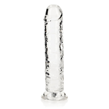 REALROCK 20 cm Straight Dildo - Transparent - 20 cm (8'') Dong