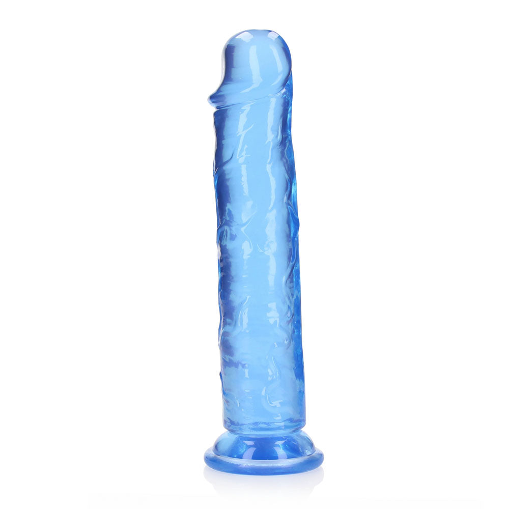 REALROCK 28 cm Straight Dildo - 28 cm (10'') Dong – Blue