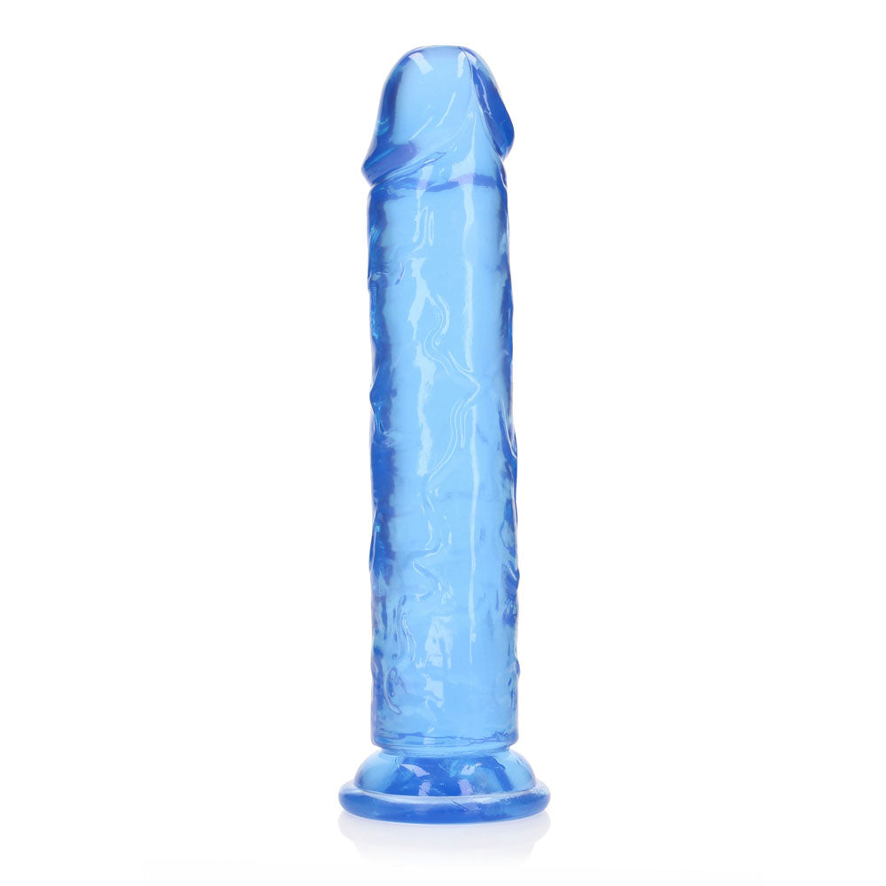REALROCK 28 cm Straight Dildo - 28 cm (10'') Dong – Blue
