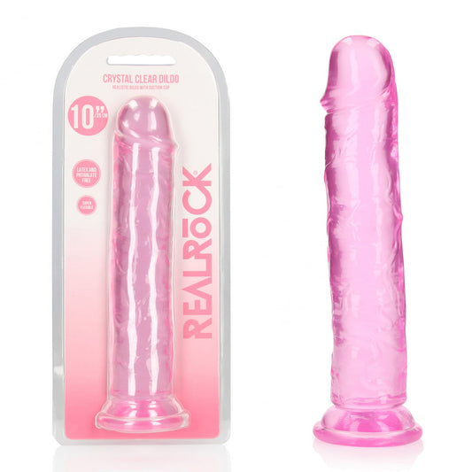 REALROCK 28 cm Straight Dildo - 28 cm (10'') Dong – Pink