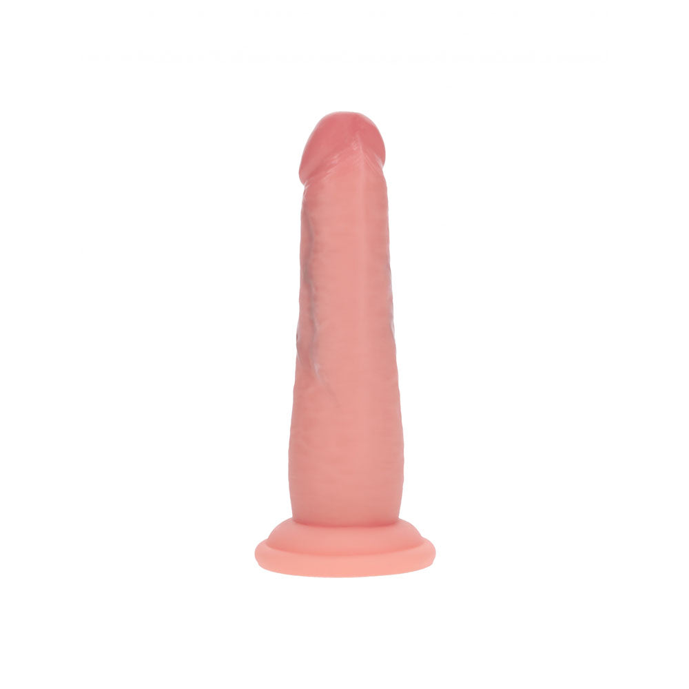 REALROCK Dual Density 6'' Sliding Skin Silicone Dildo - 15.2 cm Sliding Skin Dildo