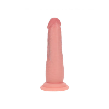 REALROCK Dual Density 6'' Sliding Skin Silicone Dildo - 15.2 cm Sliding Skin Dildo