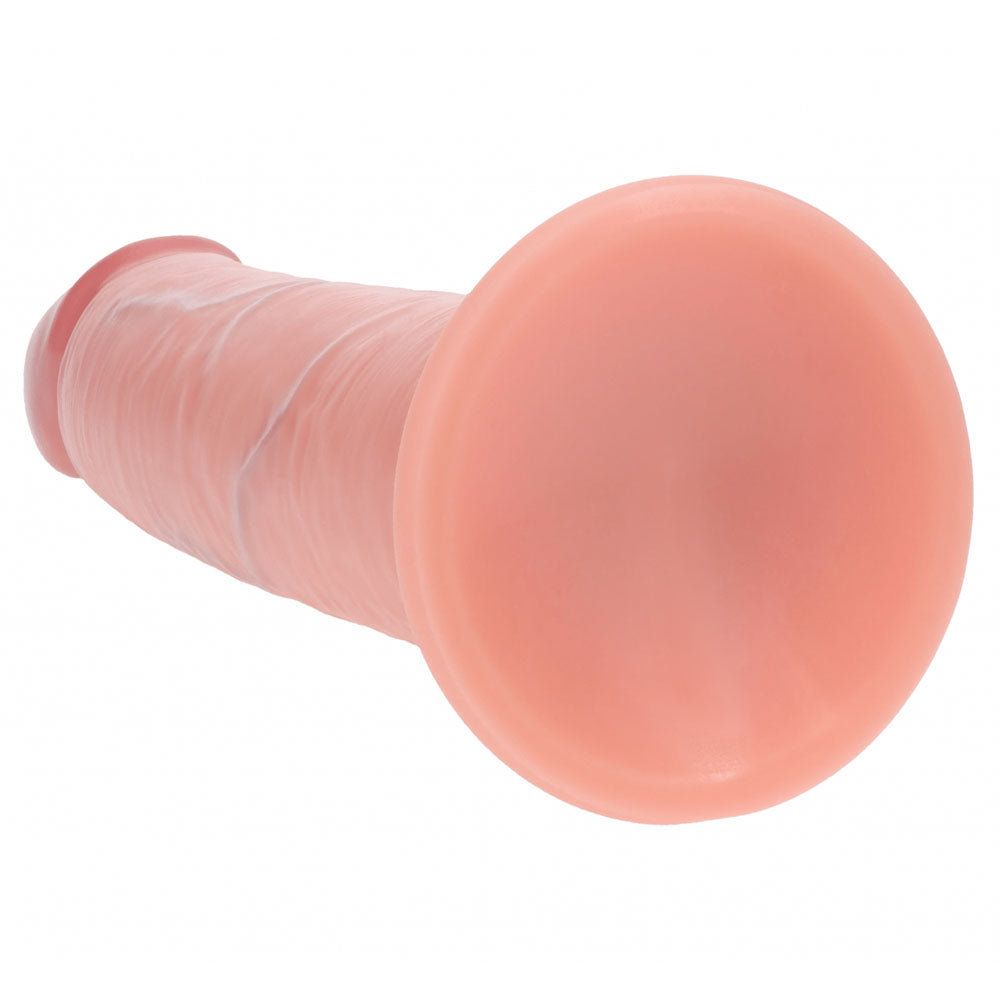 REALROCK Dual Density 8'' Sliding Skin Silicone Dildo - 20.5 cm Sliding Skin Dildo