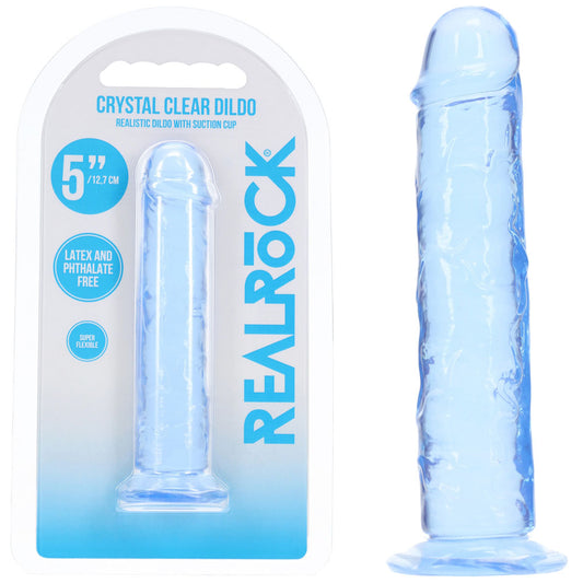 REALROCK Realistic 5'' Dildo - 12.7 cm Dildo – Blue