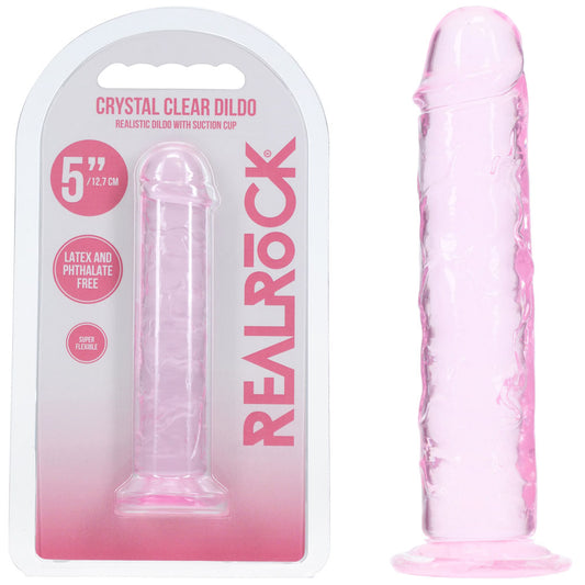 REALROCK Realistic 5'' Dildo - 12.7 cm Dildo – Pink