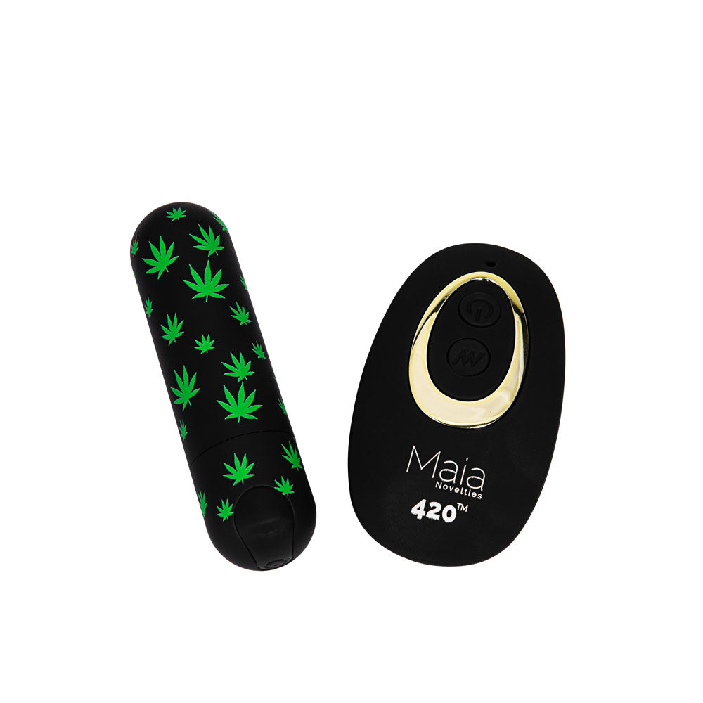 Maia DATE NIGHT 420 PANTY VIBE - L/XL - L/XL 420 Panty with USB Rechargeable Bullet & Remote