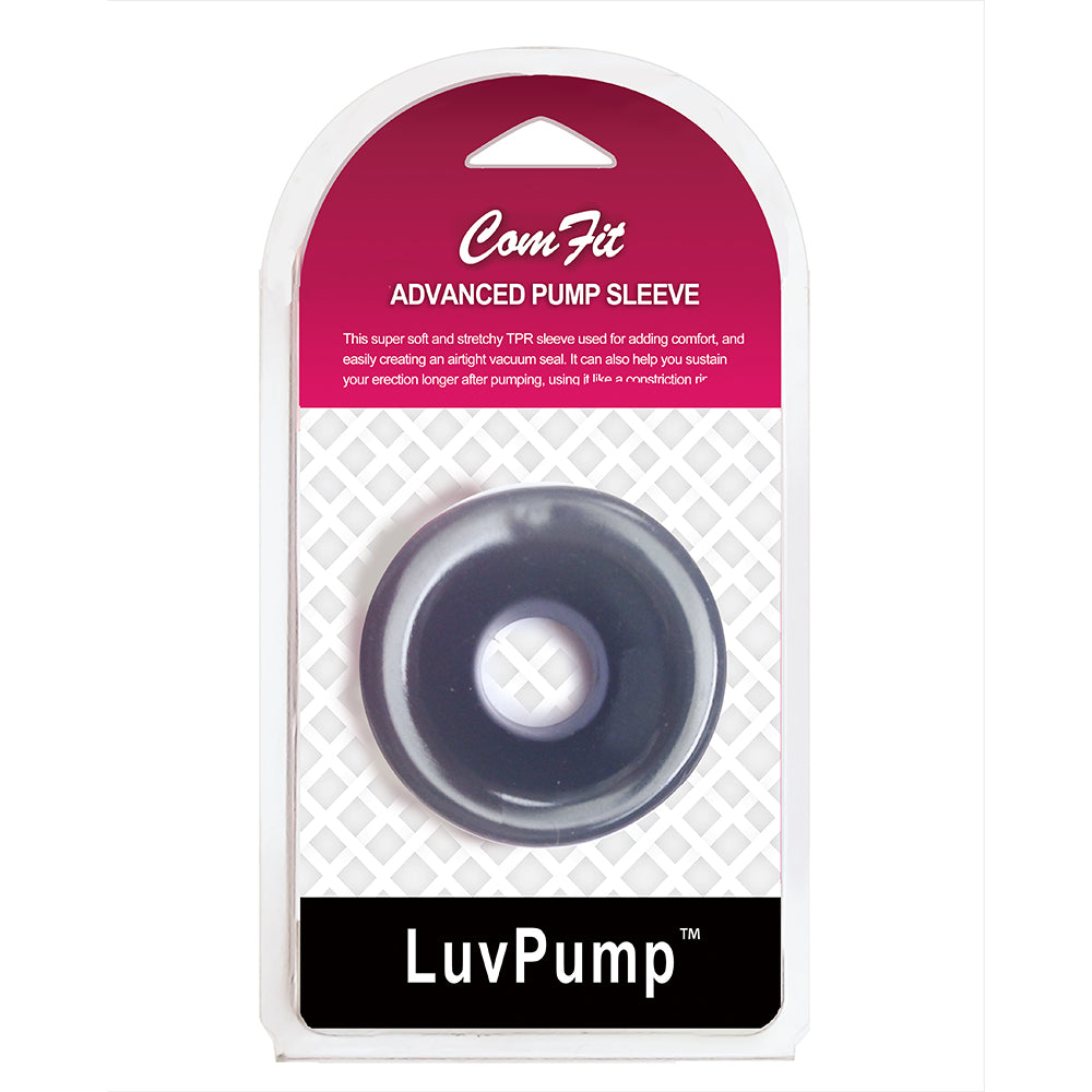 LuvPump ComFit Silicone Sleeve - Universal Penis Pump Sleeve – Black