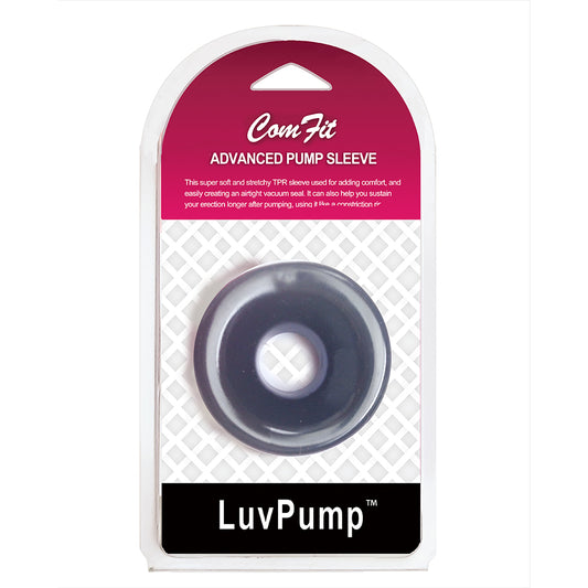 LuvPump ComFit Silicone Sleeve - Universal Penis Pump Sleeve – Black