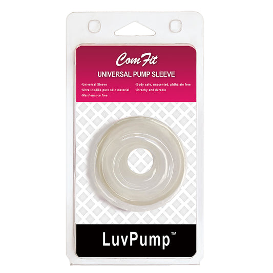 LuvPump ComFit Silicone Sleeve - Universal Penis Pump Sleeve – White