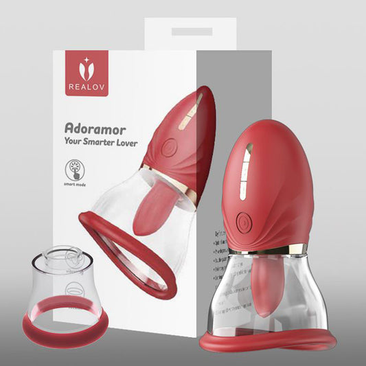LuvPump Adoramor - USB Rechargeable Licking & Sucking Ladies Pump