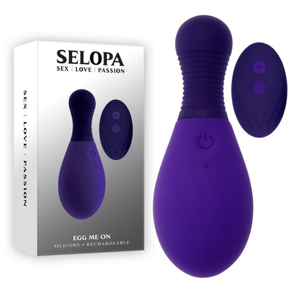 Selopa EGG ME ON - 10 cm USB Rechargeable Egg with Wireless Remote