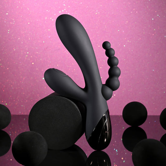 Selopa TRIPLE ACES - 19.7 cm USB Rechargeable Triple Stimulator Vibrator