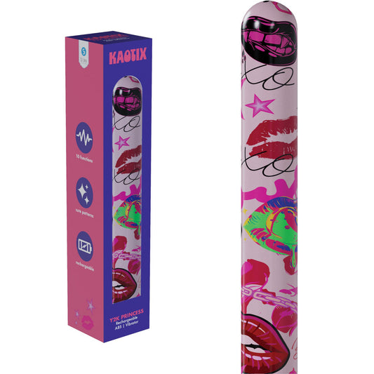S-LINE Kaotix Y2K Princess - Powder 17.8 cm USB Rechargeable Vibrator
