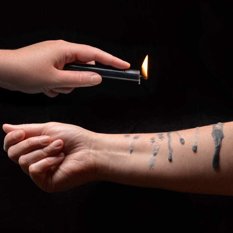 LaCire Drip Pillar Candles – Black