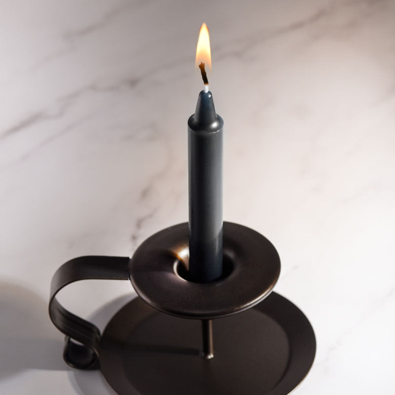 LaCire Drip Pillar Candles – Black