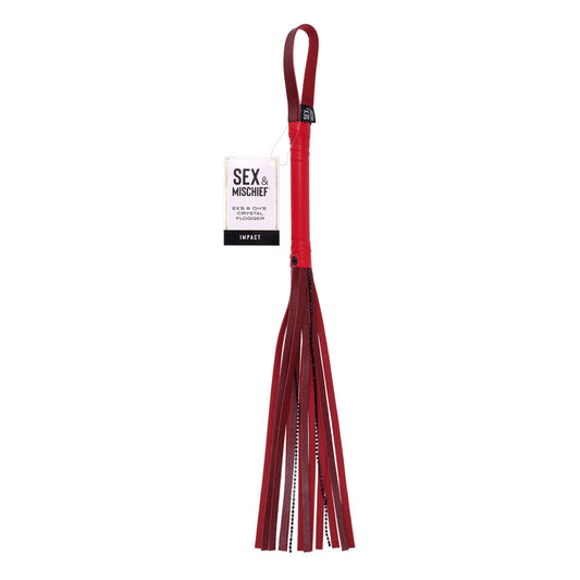 S&M Exs & Ohs Crystal Flogger - Flogger Whip
