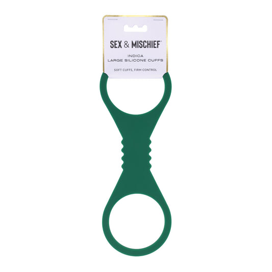 Sex & Mischief Indica Large Silicone Cuffs - Large Restraints