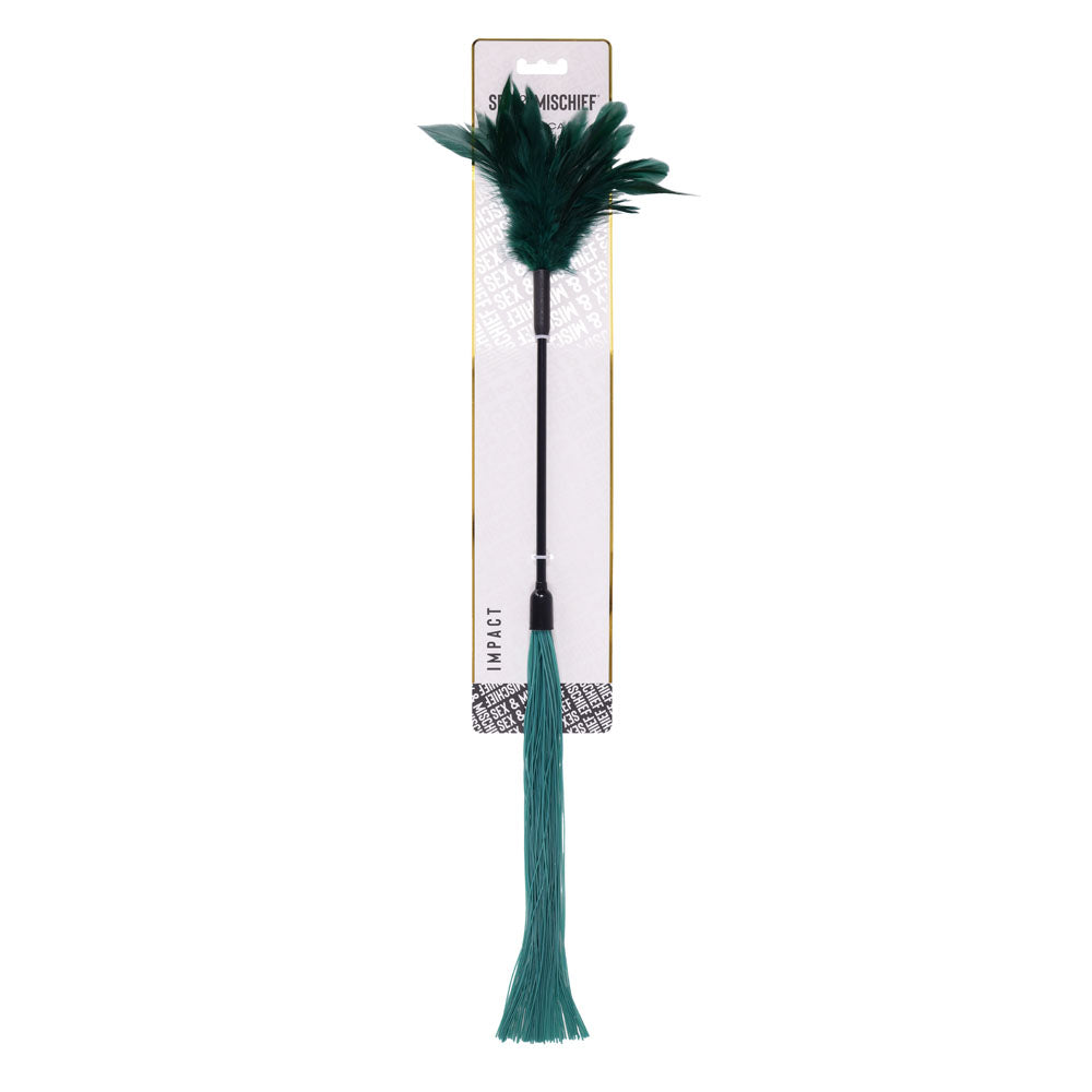 Sex & Mischief Indica Feather Tickler - Feather Tickler Whip