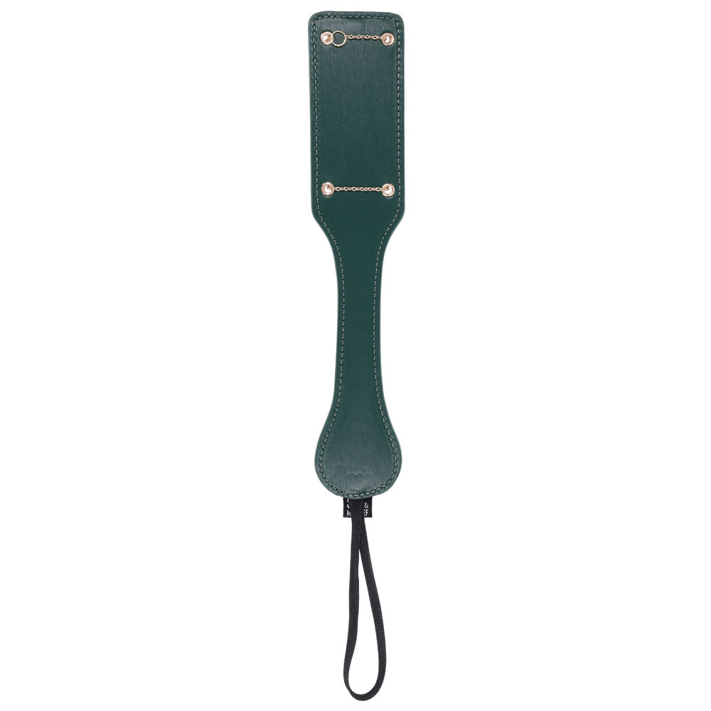 Sex & Mischief Indica Chain Impressions Paddle - /Gold Spanking Paddle