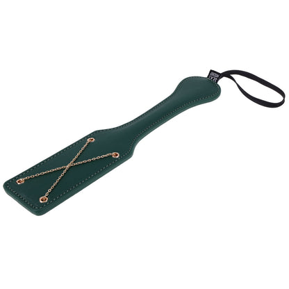 Sex & Mischief Indica Chain Impressions Paddle - /Gold Spanking Paddle