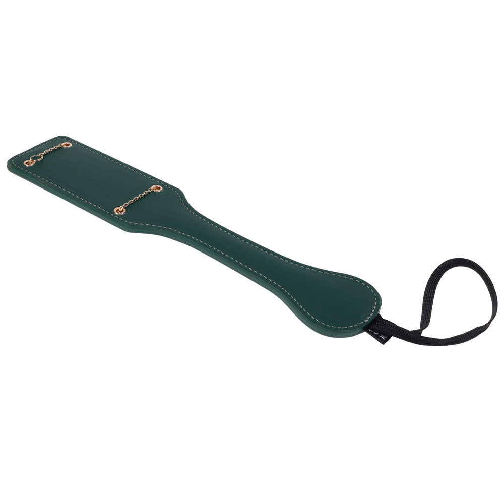 Sex & Mischief Indica Chain Impressions Paddle - /Gold Spanking Paddle