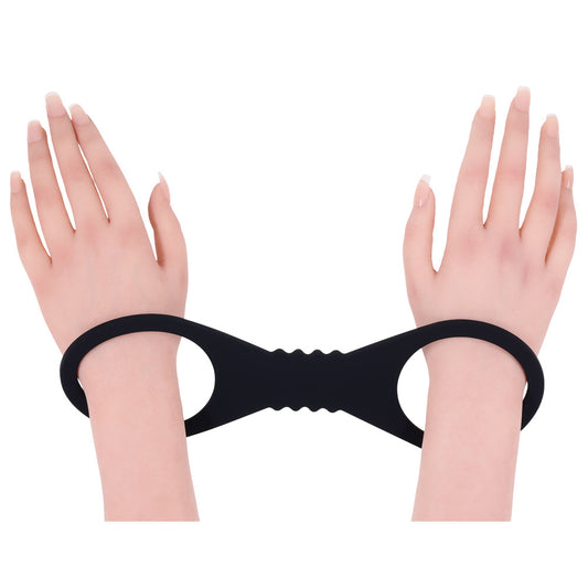 Sex & Mischief Shadow Large Silicone Cuffs - Large Restraints