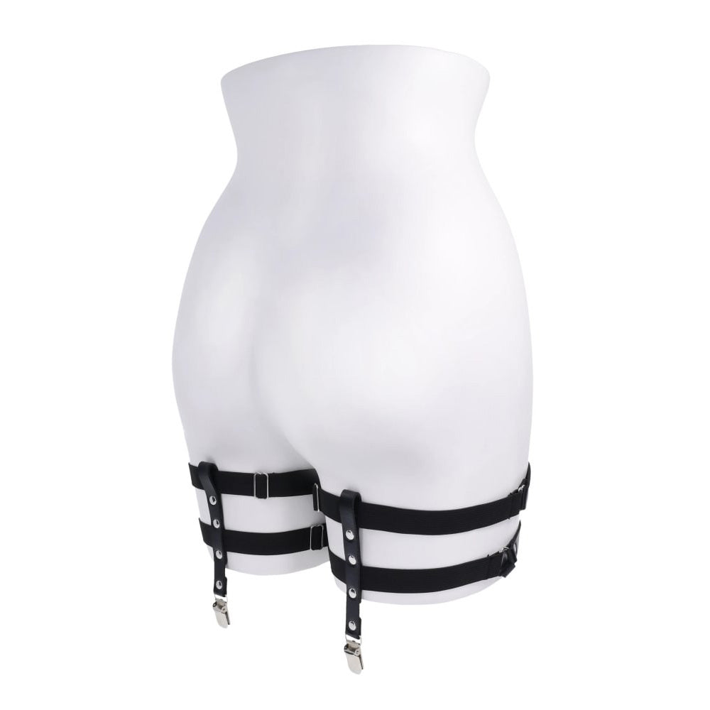 S&M Shadow Garters - Leg Garters