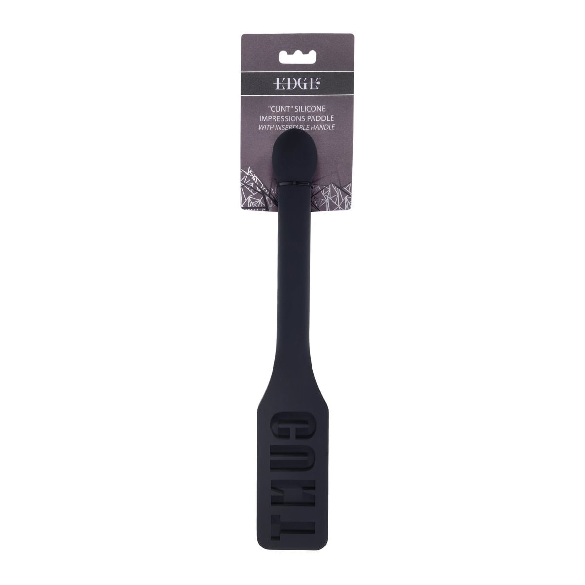 EDGE CUNT Silicone Paddle - Silicone Paddle with Insertable Handle